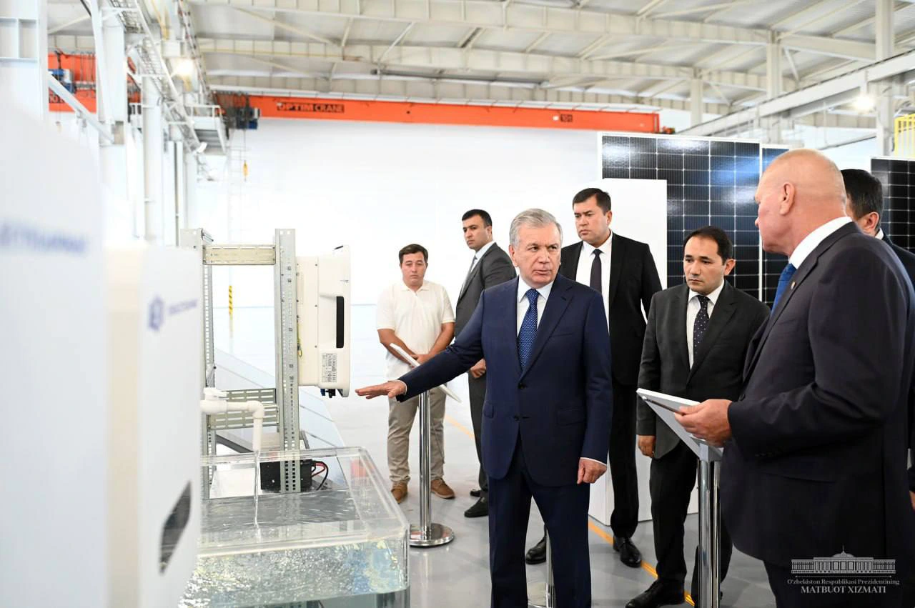 SC Solar Builds Uzbekistan's First PV Module Automated Production Line